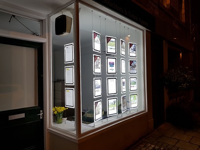 LED Illuminated Estate Agents Property Display, Jedburgh LED Illuminated Estate Agents Property Display, Jedburgh